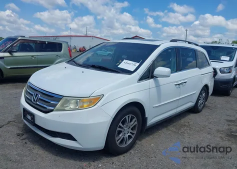 2011 Honda Odyssey Ex-L из США, поврежденный, VIN 5FNRL5H6XBB002461